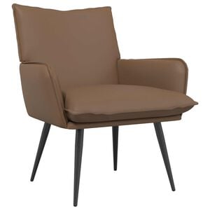 vidaXL Fauteuil Cappuccino Simili cuir