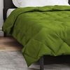 vidaXL Duvet complet toute l'ann&eacute;e Vert 200 x 155 cm Microfibre
