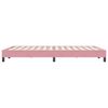 vidaXL Cadre de lit sans matelas rose 140x220 cm velours
