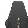 vidaXL Chaise de jeu Noir et camouflage Similicuir