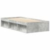 vidaXL Cadre de lit sans matelas gris b&eacute;ton 90x190 cm