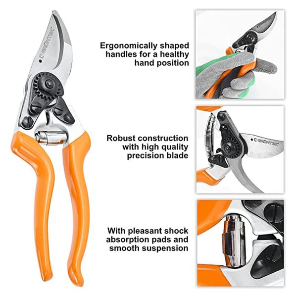 GR&Uuml;NTEK S&eacute;cateur de d&eacute;rivation Z-25 pour les gauchers 215 mm