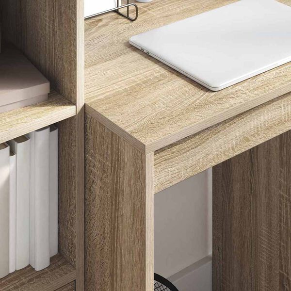 vidaXL Bureau avec tiroir 2 pcs Ch&ecirc;ne Sonoma