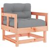 vidaXL Chaises de jardin avec coussins lot de 2 bois massif douglas