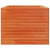 vidaXL Jardini&egrave;re cire marron 110x60x49,5 cm bois de pin massif