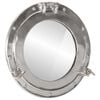 vidaXL Miroir en forme de hublot mural &Oslash;38 cm&nbsp;aluminium et verre