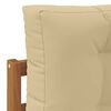vidaXL Ensembles de canap&eacute;s avec coussin 6 pcs Naturel et Beige
