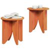 vidaXL Table basse 2 pcs Brun cire