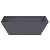 vidaXL Cache-pot de jardin Anthracite 50 x 50 x 15 cm