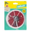 wolfcraft Scie cloche 112 mm Bi-M&eacute;tal Rouge 5496000