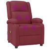 vidaXL Fauteuil de massage Rouge bordeaux Similicuir