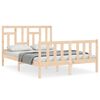 vidaXL Cadre de lit sans matelas 140x200 cm bois massif de pin