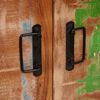 vidaXL Highboard avec portes Marron Bois Recycl&eacute; Massif et M&eacute;tal