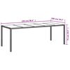 vidaXL Ensemble &agrave; manger de jardin et coussins 9 pcs gris rotin acacia