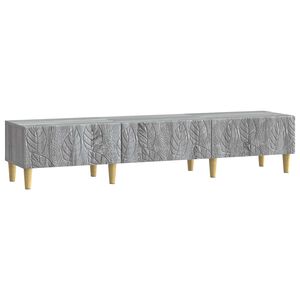 vidaXL Meuble TV 147 x 34,5 x 30 cm Sonoma gris Bois d'ing&eacute;nierie