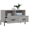 vidaXL Meuble TV Sonoma gris 80x36x50 cm Bois d'ingénierie