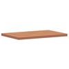 vidaXL Comptoir de salle de bain 60x40x2,5 cm bois massif de hêtre