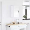vidaXL Armoire murale de cuisine Kalmar blanc brillant bois ing&eacute;nierie
