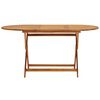 vidaXL Table de jardin 160 x 85 x 75 cm Bois d'acacia massif