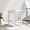vidaXL Table d'appoint Adirondack Blanc 38 x 38 x 46 cm HDPE