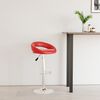 vidaXL Tabouret de bar Rouge Similicuir