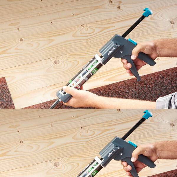 wolfcraft Pistolet de calfeutrage mécanique MG 600 PRO