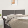 vidaXL T&ecirc;tes de lit Gris 144x5x78/88 cm Similicuir