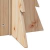 vidaXL Arbre de No&euml;l en bois pour d&eacute;coration 69,5cm bois massif de pin