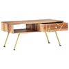 vidaXL Table basse 95x50x42 cm Bois massif
