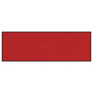 vidaXL Tapis d'entr&eacute;e Rouge et Noir 60 x 180 cm 100% Polyamide