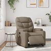 vidaXL Fauteuil de massage inclinable électrique cappuccino similicuir