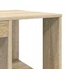 vidaXL Bureau Ch&ecirc;ne Sonoma 130 x 50.5 x 75 cm Bois d'ing&eacute;nierie