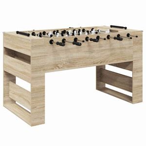 vidaXL Table de Football 2 pcs Ch&ecirc;ne Sonoma 146,5 x 74 x 85 cm