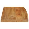 vidaXL Dessus de table 70x40x3,8 cm bord vivant bois massif manguier