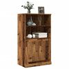 vidaXL Buffet haut vieux bois 60x35,5x103,5 cm bois d'ing&eacute;nierie