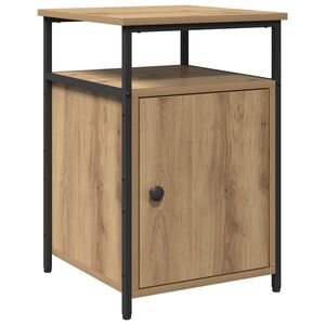 vidaXL Cabinet de chevet ch&ecirc;ne artisanal Bois d'ing&eacute;nierie