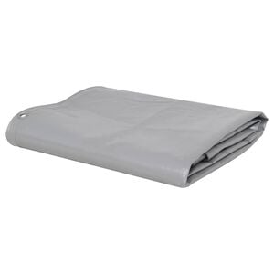 vidaXL B&acirc;che 650 g / m&sup2; 1,5 x 6 m Gris
