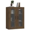 vidaXL Armoire murale suspendue Chêne marron 69,5x34x90 cm
