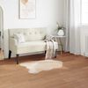 vidaXL Tapis en fausse Tafalla Beige 50 x 80 cm Polyester