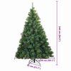 vidaXL Sapin de No&euml;l artificiel avec 300 LED Vert 240 cm PE et PVC