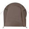 vidaXL Tente de camping tunnel 2 personnes marron imperméable