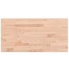 vidaXL Dessus de table 100x50x1,5cm rectangulaire bois massif de h&ecirc;tre