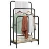 vidaXL Porte-v&ecirc;tements avec &eacute;tag&egrave;re Ch&ecirc;ne Sonoma 60 x 30 x 100,5 cm