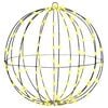 vidaXL Boule 160 LED Blanc chaud 50,5 x 50,5 x 52 cm m&eacute;tal