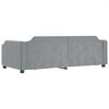 vidaXL Lit de repos sans matelas gris clair 90x200 cm tissu