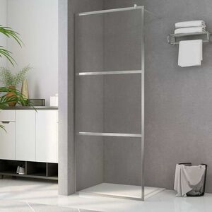 vidaXL Paroi de douche &agrave; l'italienne &agrave; verre ESG transparent 80x195 cm