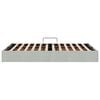 vidaXL Lit de Rangement avec matelas Gris clair 120 x 200 cm Velours