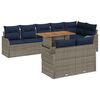 vidaXL Ensemble de canap&eacute; de jardin 9 pc 8-Nombre de places
