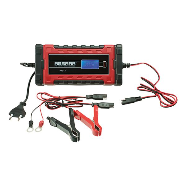 Absaar Chargeur de batterie PRO1.0 6/12 V 1 A Rouge