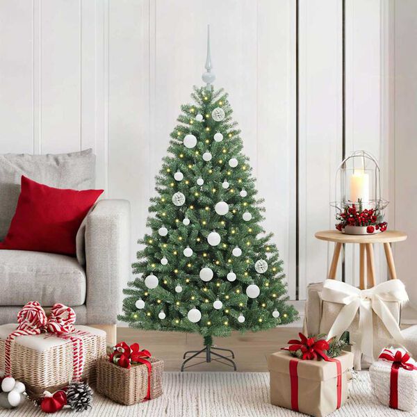 vidaXL Sapin de No&euml;l Artificiel &agrave; Branches Articul&eacute;es Vert 120 cm